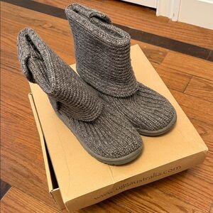 UGG Charcoal Knit Boots